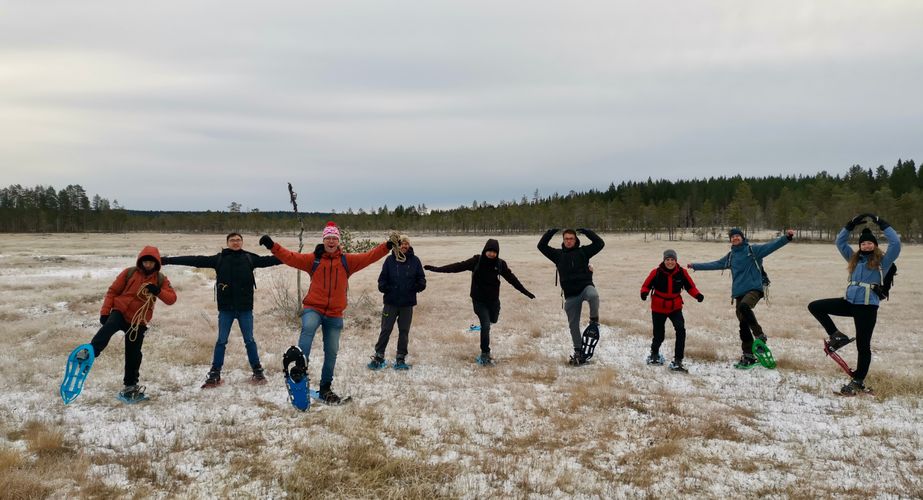 Groepsfoto wandeling